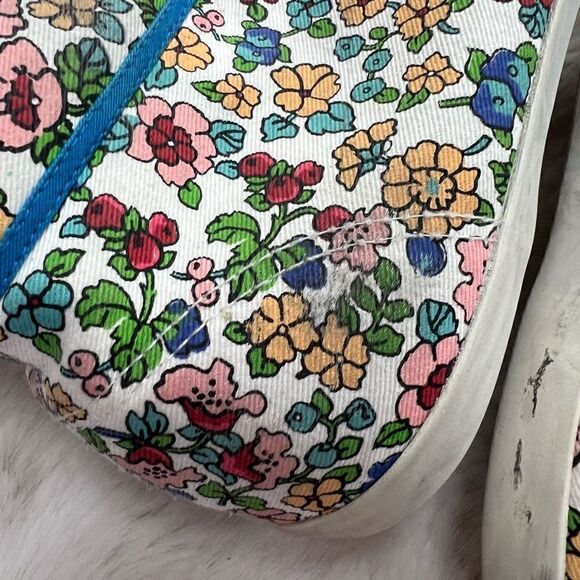 Johnnie B. Mini Boden Floral Canvas High Top Sneakers Colorful Spring size 40 - Picture 9 of 12